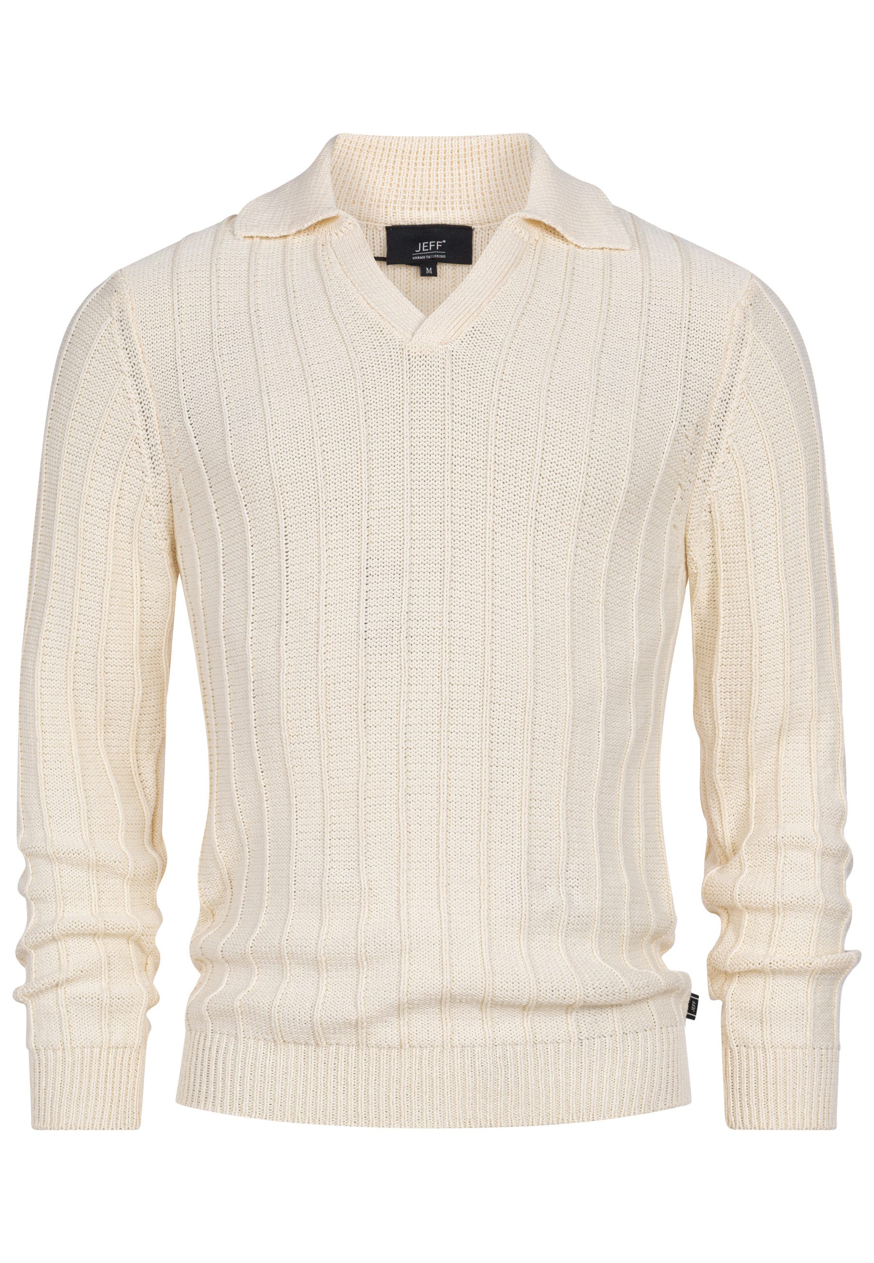 Jeff Strickpullover JFTruman polo knit Polostrick-Pullover günstig online kaufen
