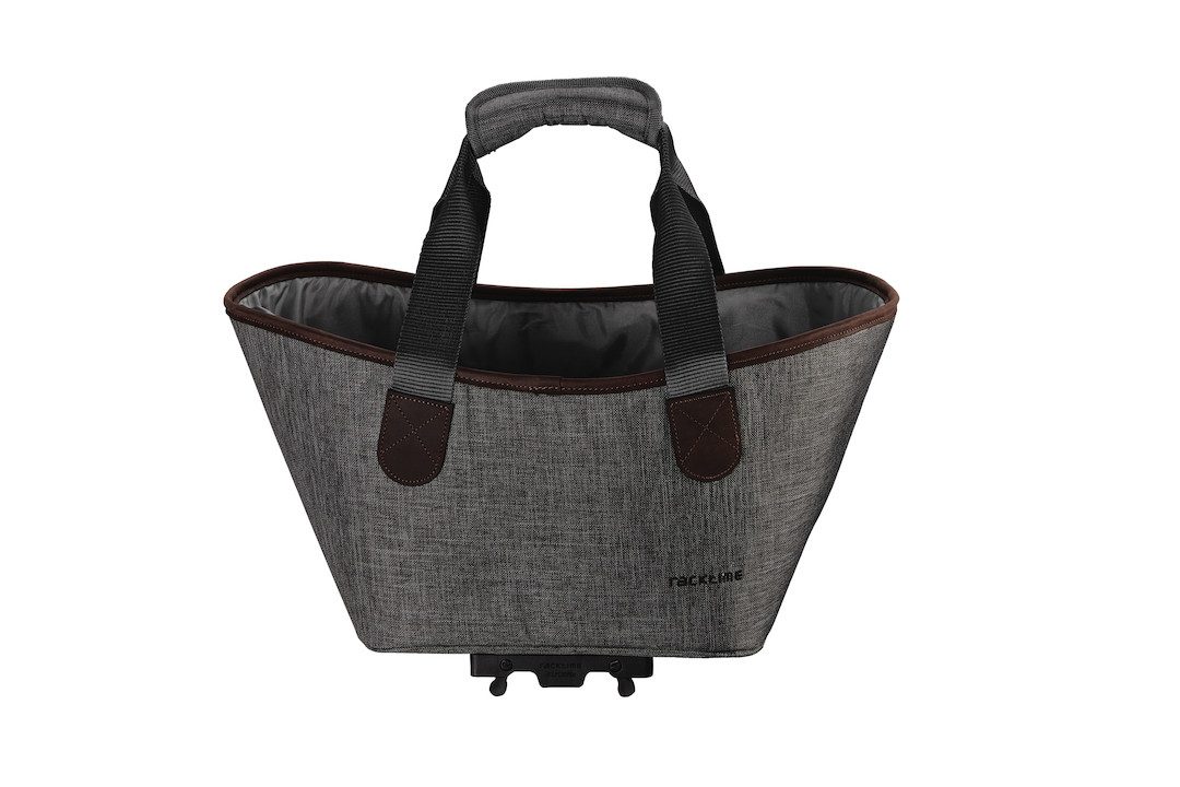 racktime Fahrradkorb Racktime Einkaufskorb Einkaufstasche Agnetha grau 37x25,5x34 cm