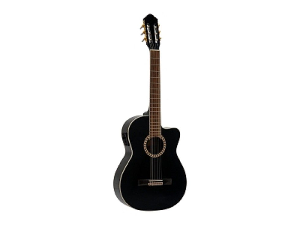 Akustikgitarre CN-600E Klassikgitarre, schwarz