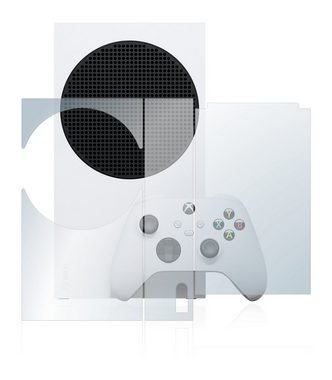 upscreen Schutzfolie für Microsoft Xbox Series S (Display+Seitenteil), Displayschutzfolie, Folie matt entspiegelt Anti-Reflex