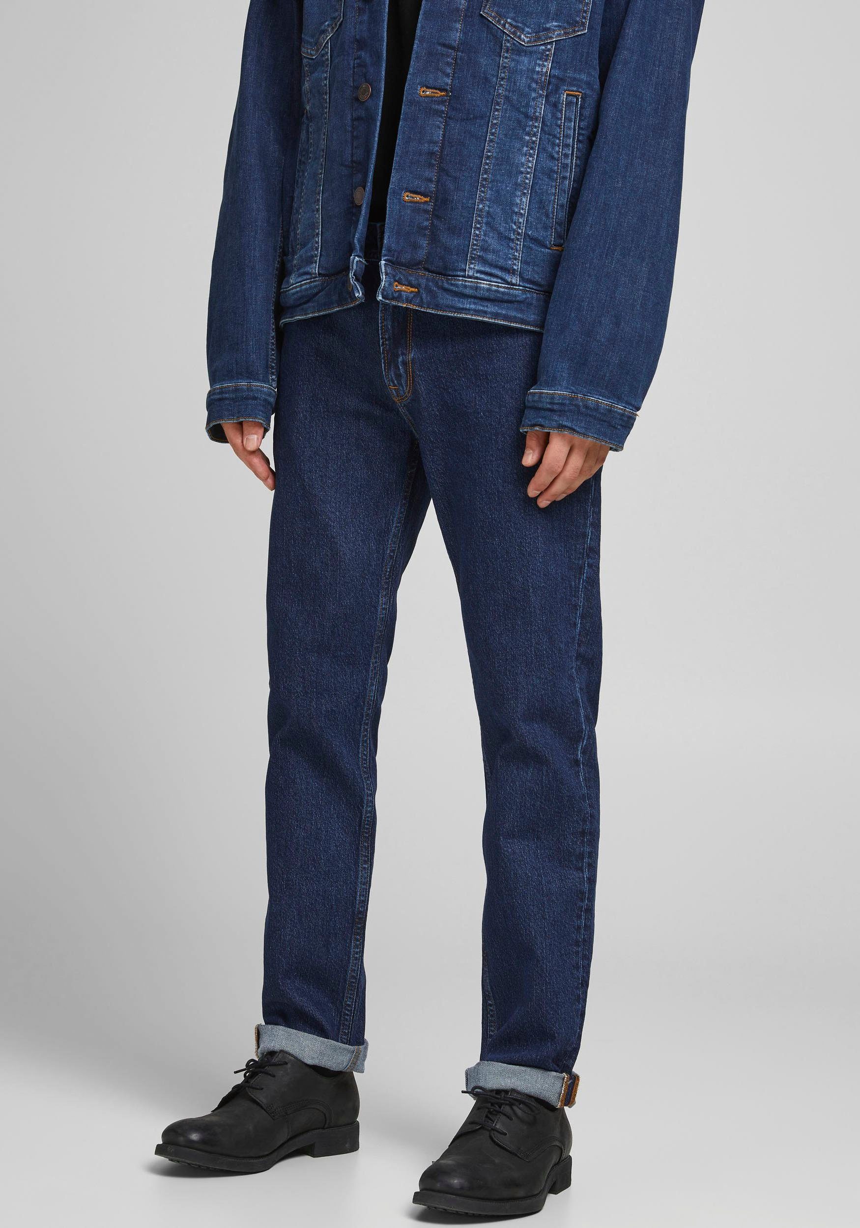 Jack & Jones Regular-fit-Jeans CLARK ORIGINAL blue-denim