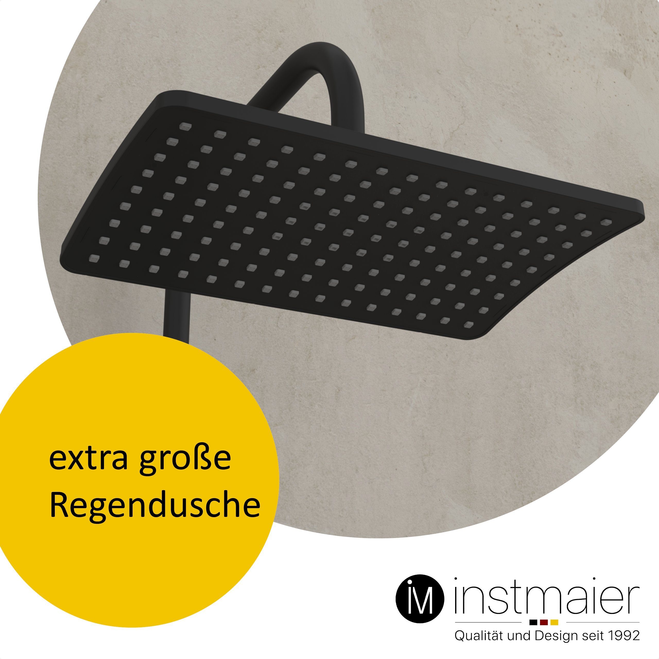 instmaier Brausegarnitur, 3 Strahlart(en), mit Duschablage, ohne Thermostat günstig online kaufen