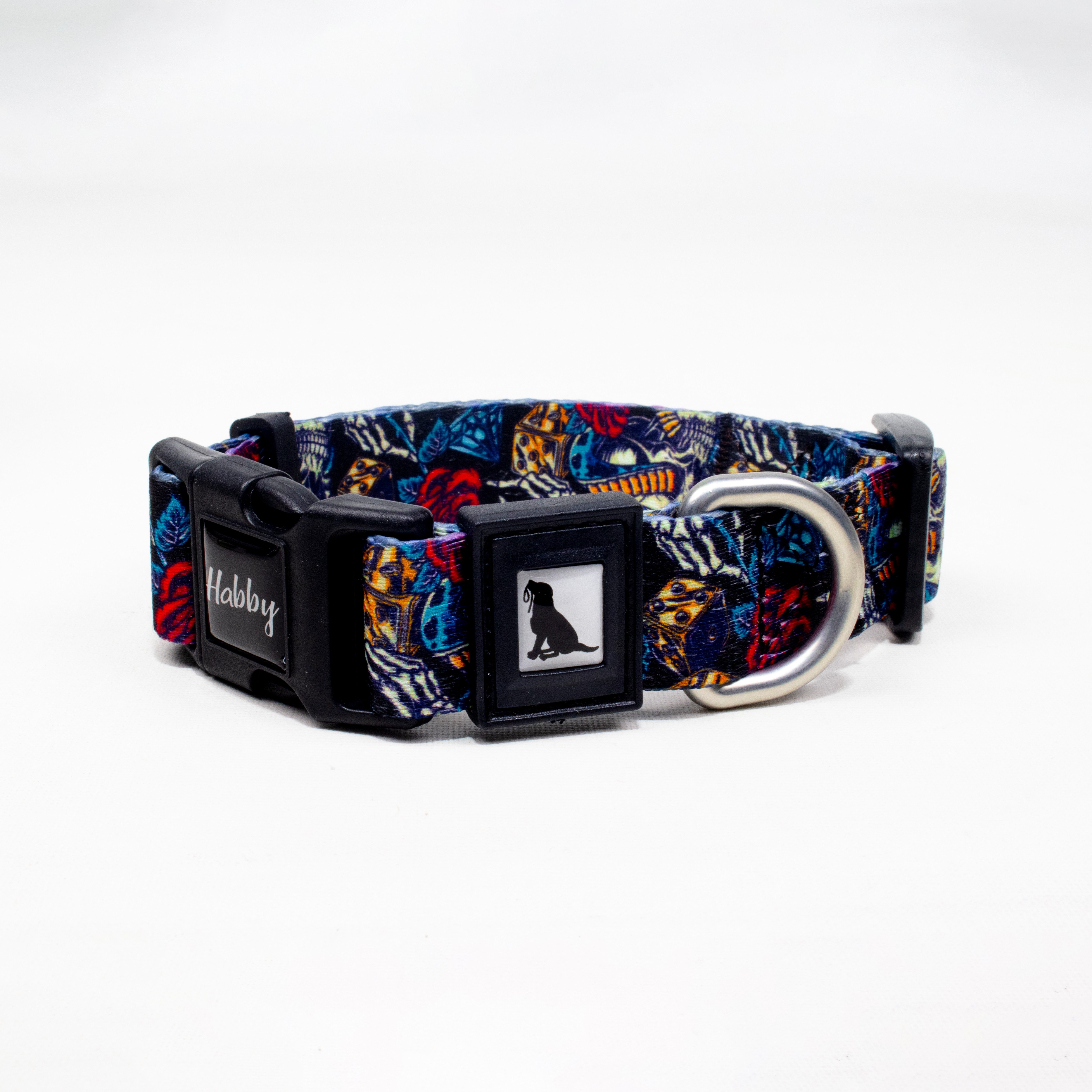 herémood Hunde-Halsband Bunte & Stilvolle Katzenhalsband - Aus Recyceltem Material - 25mm, einstellbar mit Verschluss Umweltfreundlich & Langlebig