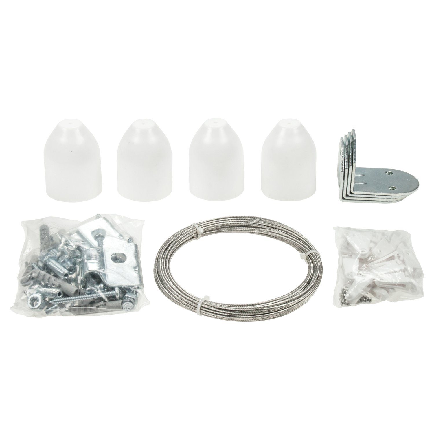 sunprotect Seilspannsonnensegel Montage-Set für Seilspann-Markise / günstig online kaufen