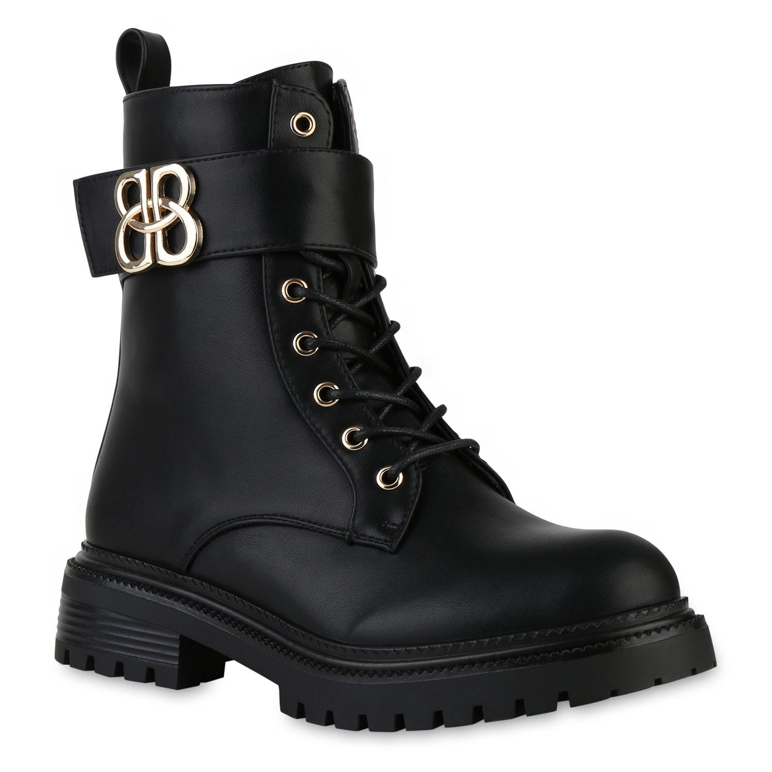 VAN HILL 841356 Schnürstiefelette Damen Leicht Gefütterte Schnürstiefelette günstig online kaufen