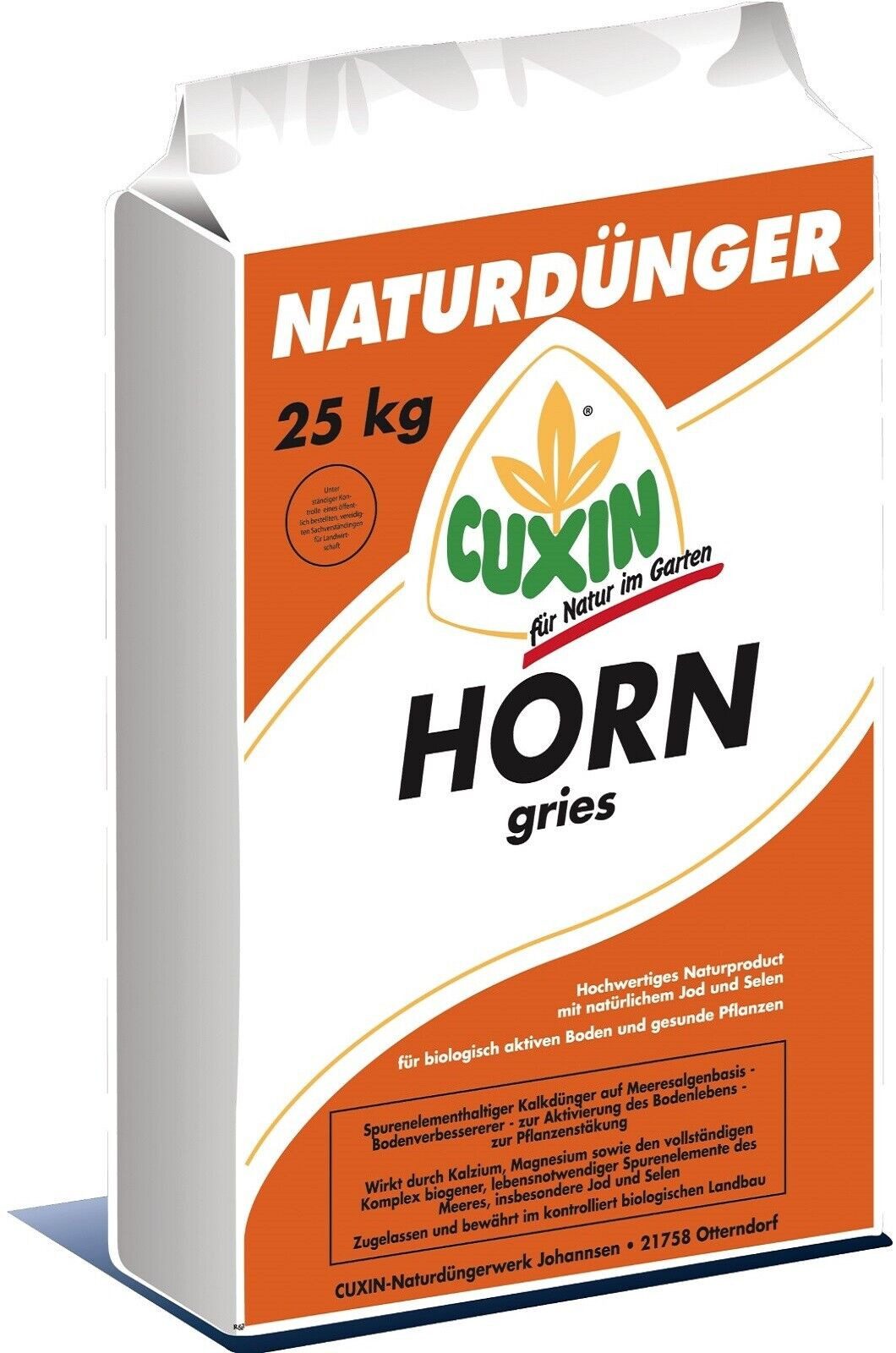 Spezialdünger Cuxin DCM Horn-Gries Horngrieß MINIGRAN Naturdünger 25 kg