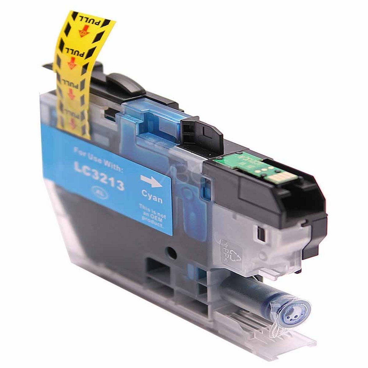 ABC Tintenpatrone (Kompatible Druckerpatrone für Brother LC-3213C LC-3213 Cyan, 72DW DCP-J774DW MFC-J490DW MFC-J491DW MFC-J497DW MFC-J890DW MFC-J895DW)