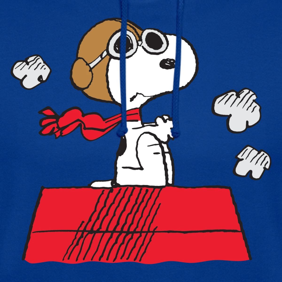 Spreadshirt Hoodie Peanuts Snoopy Pilot Fliegen Unisex Hoodie (1-tlg)