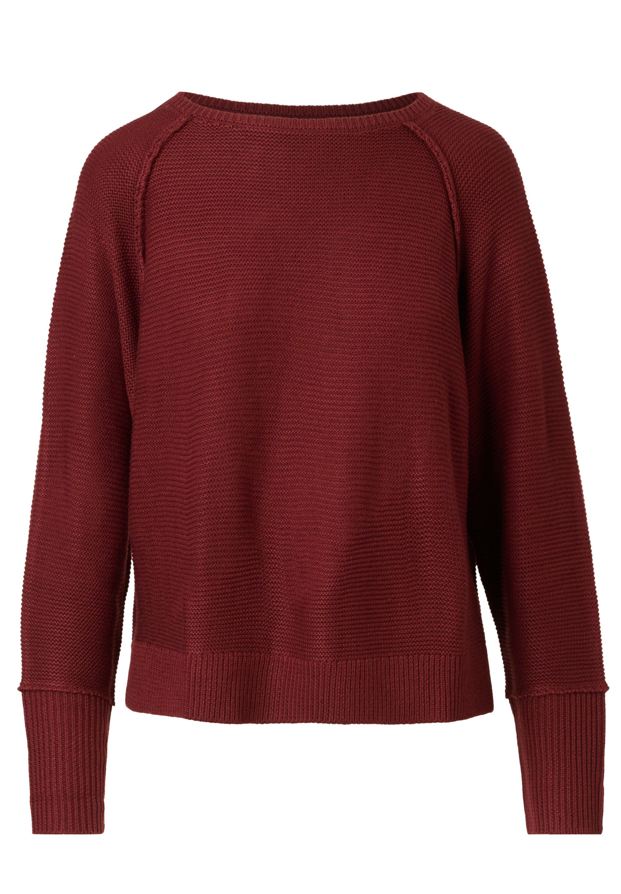 Adrianna Papell Strickpullover Exposed Seam Seed Stitch Sweater with Long R günstig online kaufen