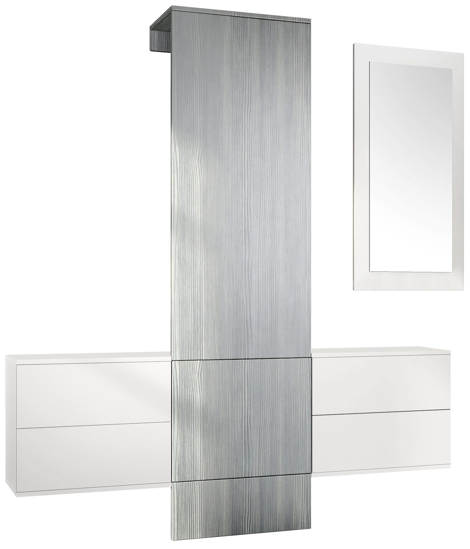 Vladon Garderoben-Set Carlton Set 3, (Wandgarderobe günstig online kaufen