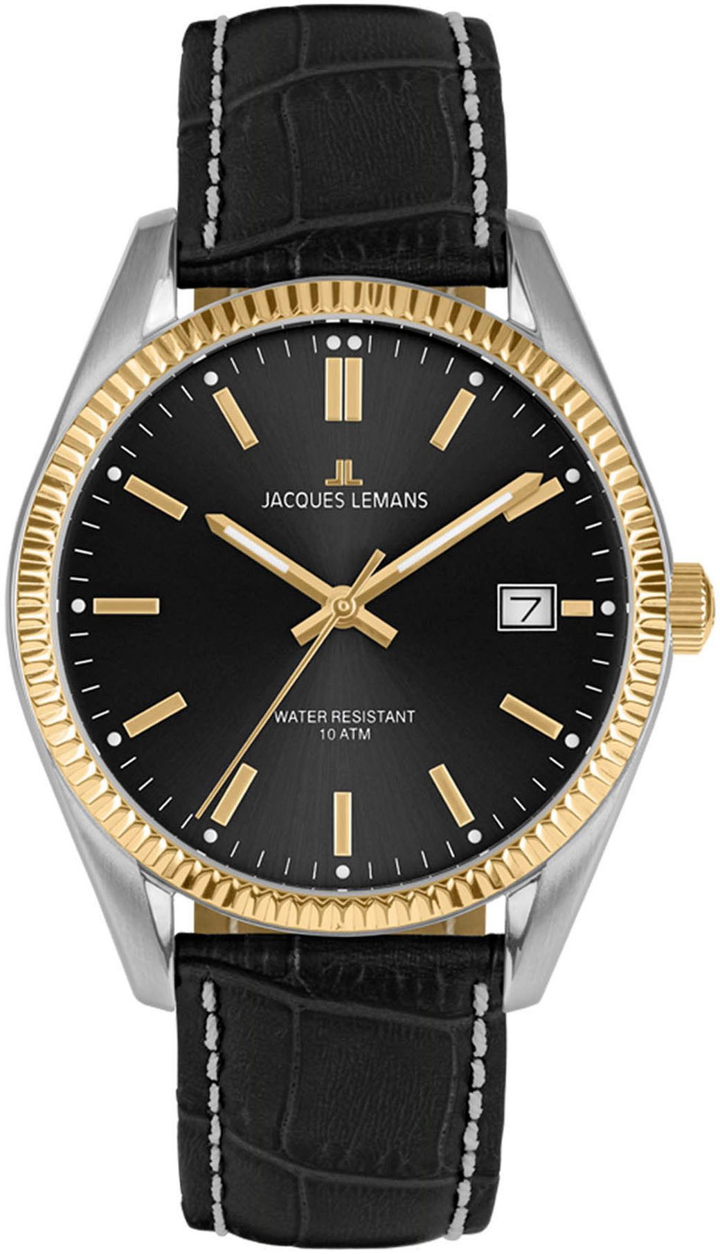 Jacques Lemans Quarzuhr 50-3U, Armbanduhr, Herrenuhr, günstig online kaufen