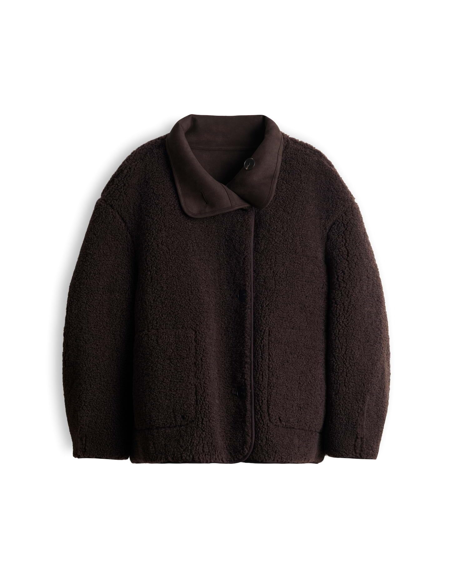OPUS Winterjacke Haella aus weichem Teddyplüsch Lockere Passform für stilvolle und bequeme Alltagslooks