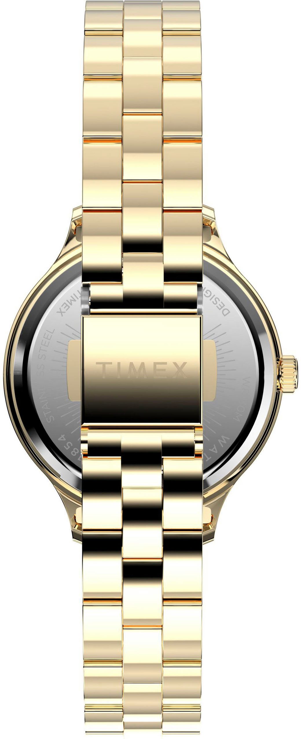 Timex Quarzuhr PEYTON TW2W98200AJ, Armbanduhr, Damenuhr,Edelstahlarmband,analog