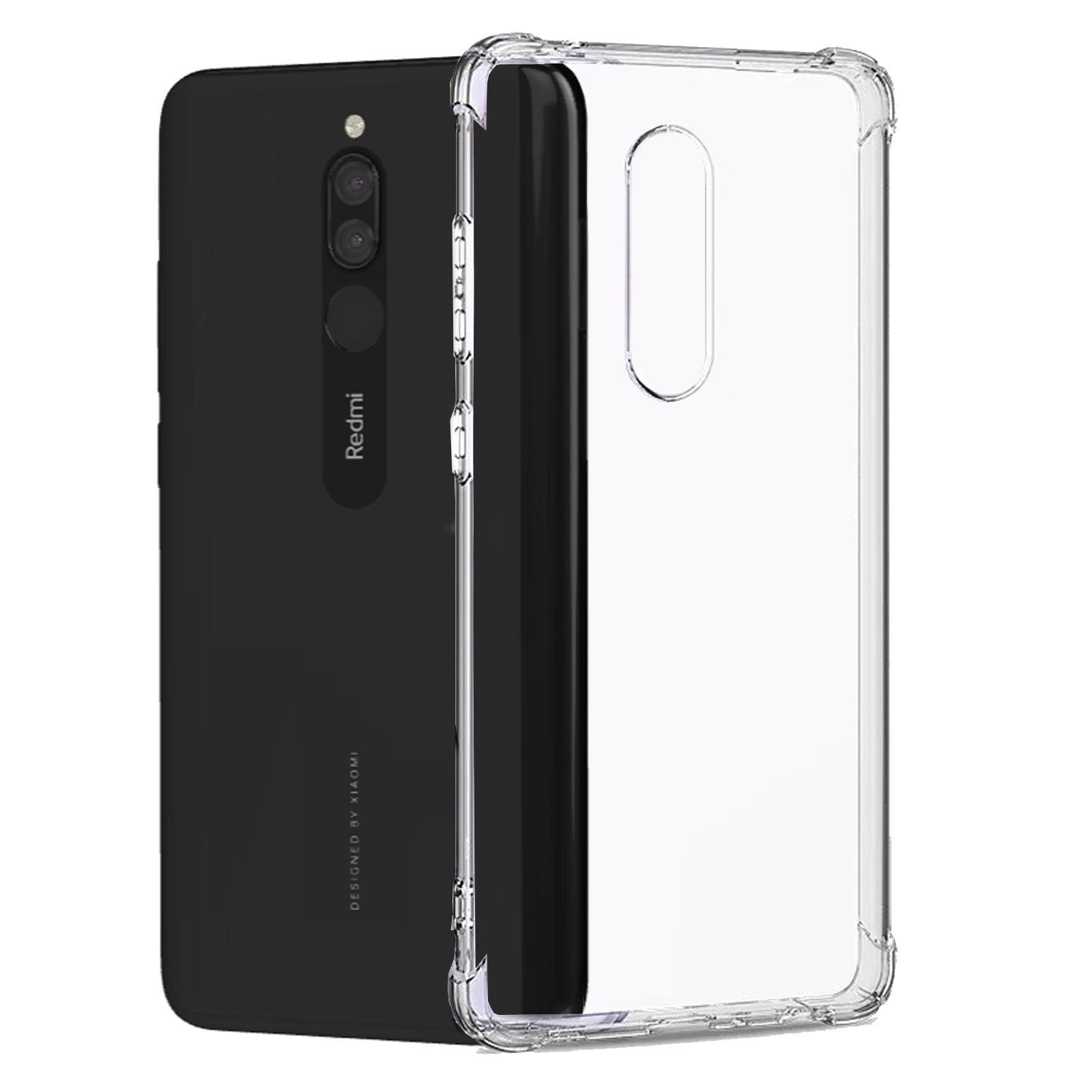 Numerva Handyhülle Anti Shock Case für Xiaomi Redmi 8, Air Bag Schutzhülle Handy Hülle Bumper Case