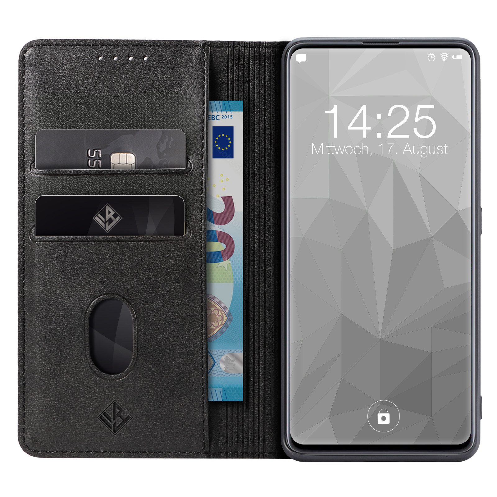 Tec-Expert Handyhülle Tasche Hülle für Samsung Galaxy A80 6.7 Zoll, 6.7", Cover Klapphülle Case mit Kartenfach Fliphülle aufstellbar
