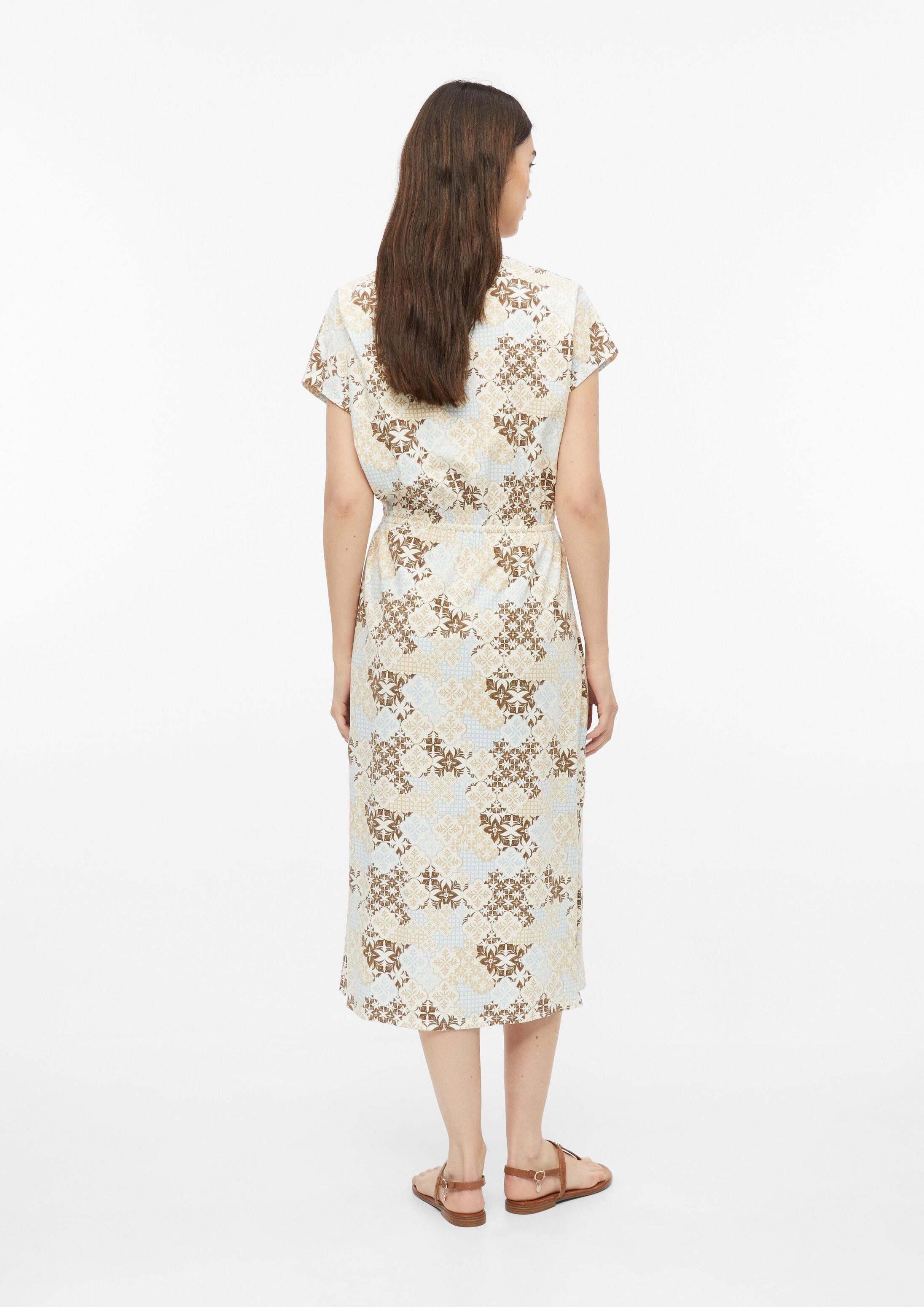 s.Oliver Midikleid Kleid Jerseykleid in Midilänge mit Tunnelzug