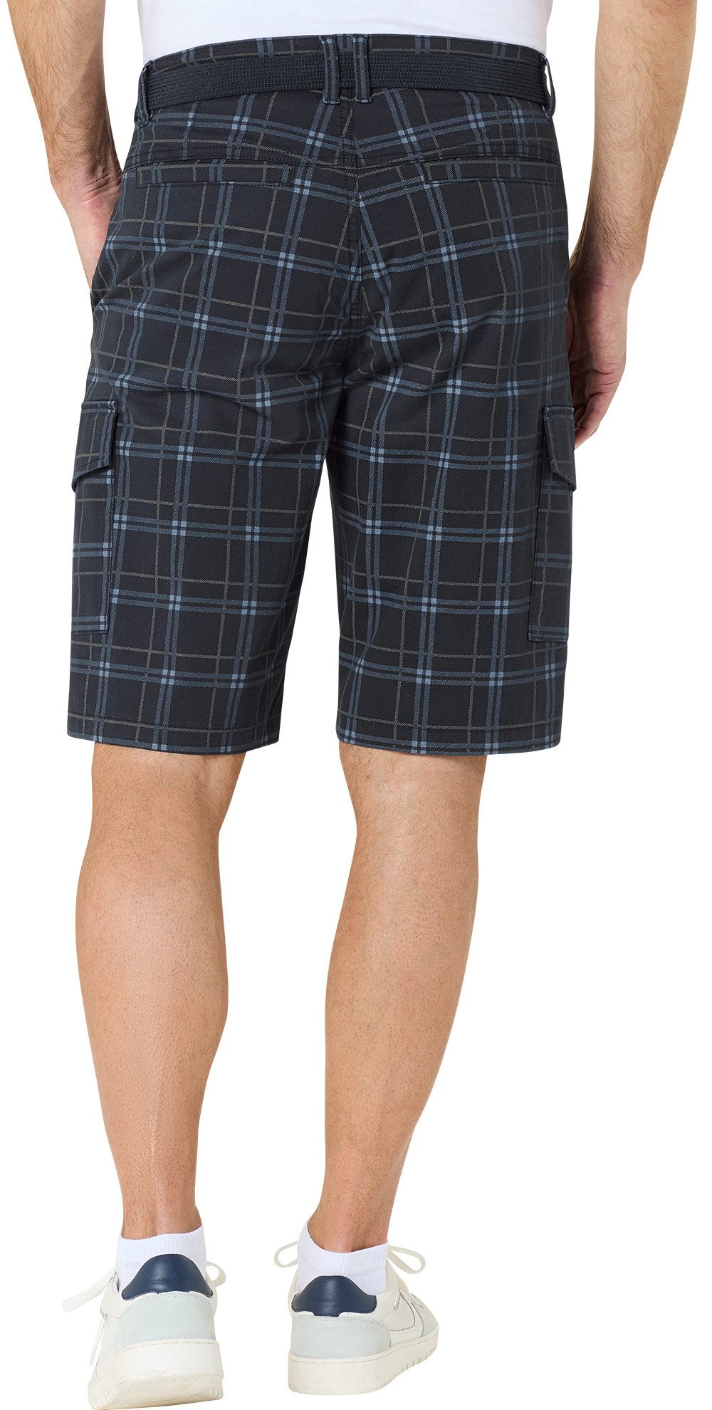 Glattsand Cargobermudas Flexibler Stretch-Bund mit 10 cm Dehnreserve