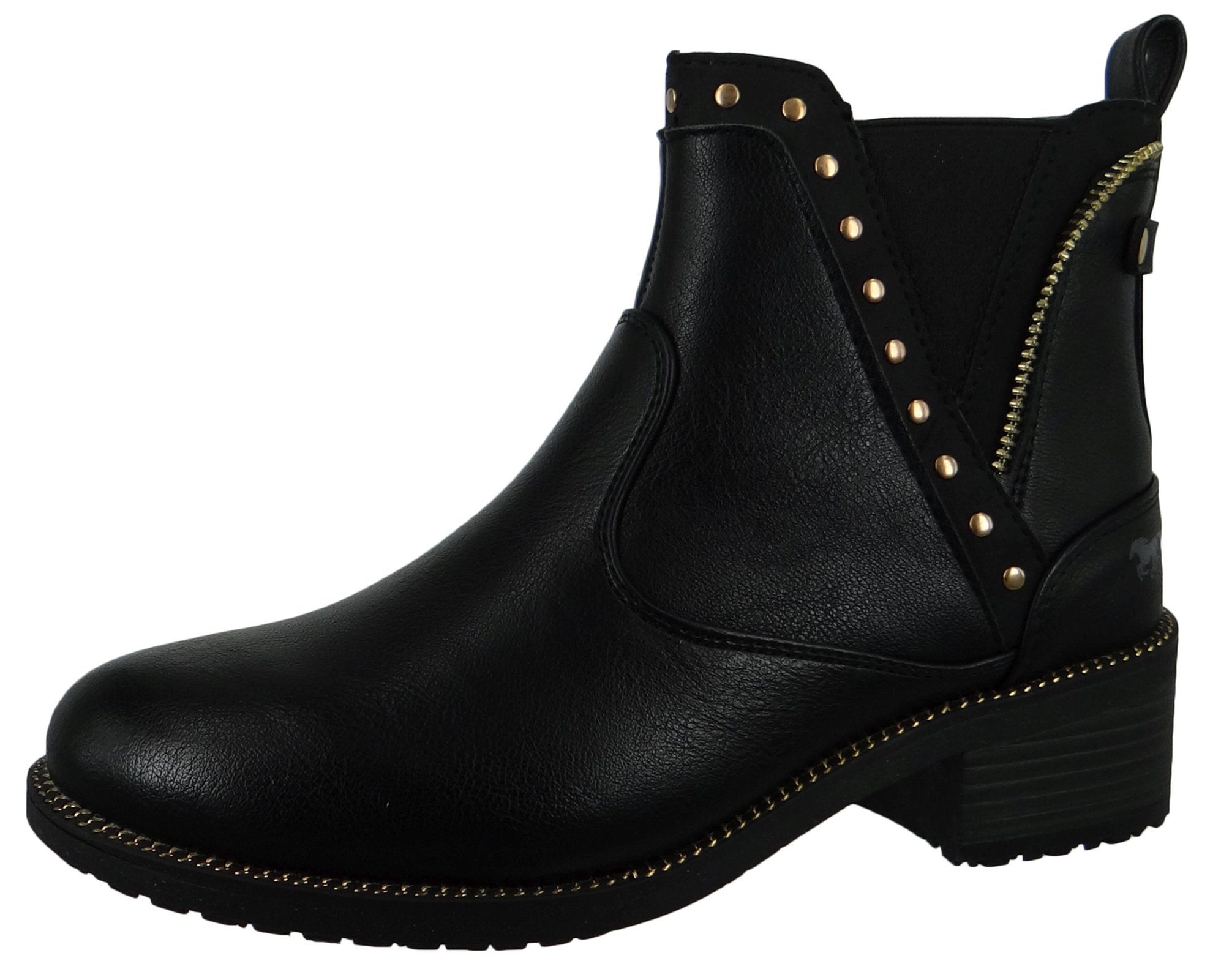 Stiefelette 9 Shoes Mustang schwarz 1402503