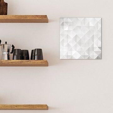 DEQORI Magnettafel 'Symmetrische Rauten', Whiteboard Pinnwand beschreibbar
