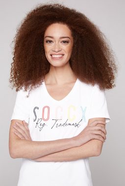 SOCCX V-Shirt mit V-Ausschnitt
