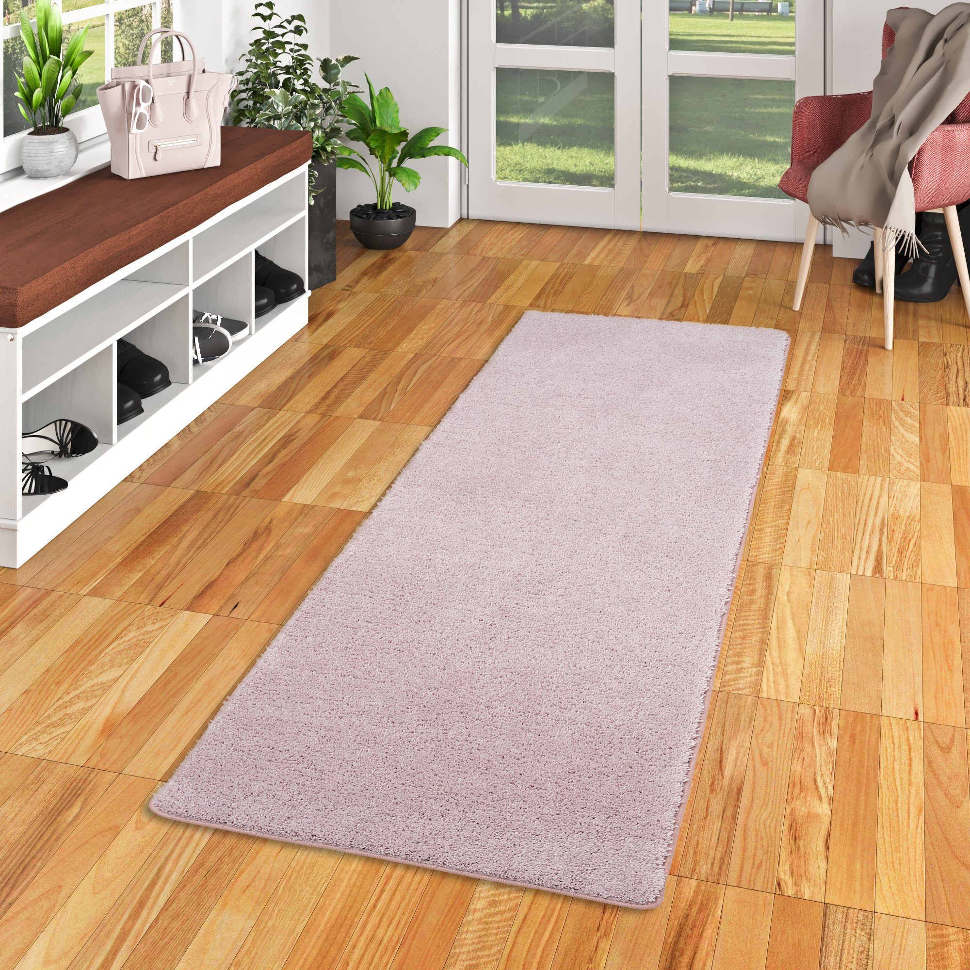 Snapstyle Läufer Hochflor Shaggy Läufer Teppich günstig online kaufen
