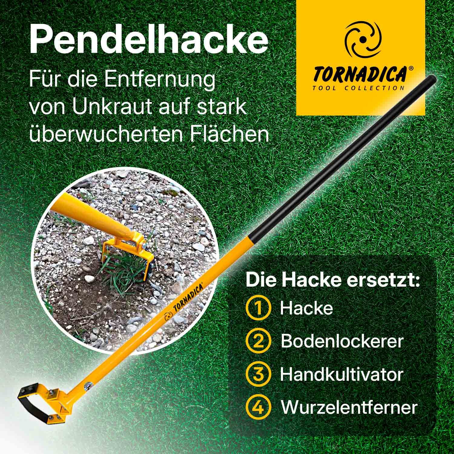 Tornadica Gartenhacke Pendelhacke mit Stiel 140 günstig online kaufen