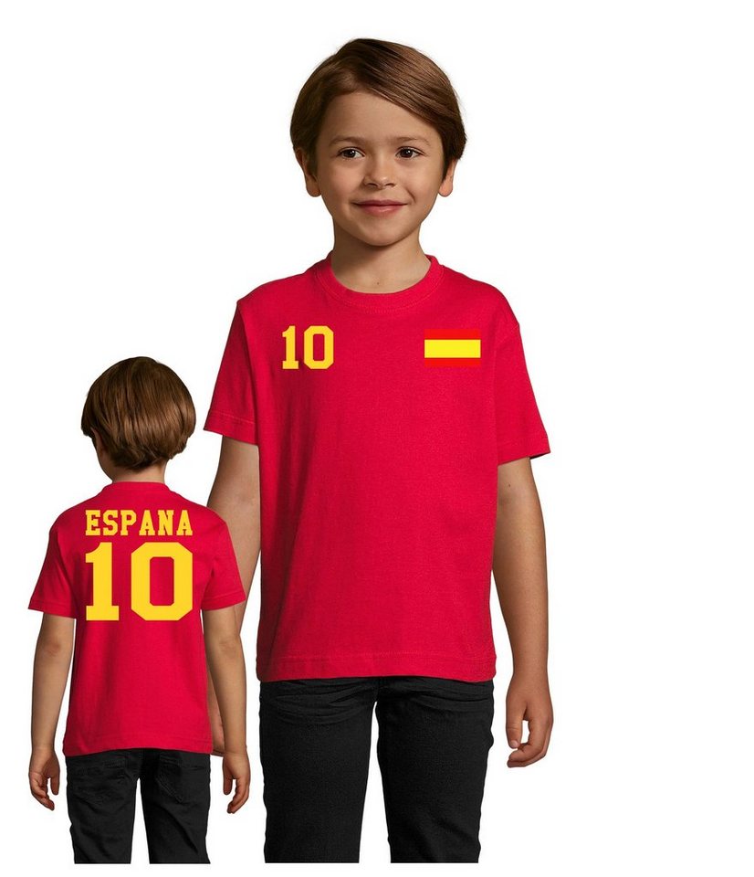 Blondie & Brownie T-Shirt Kinder Spanien Spain Sport Trikot Body Fussball Meister WM Copa