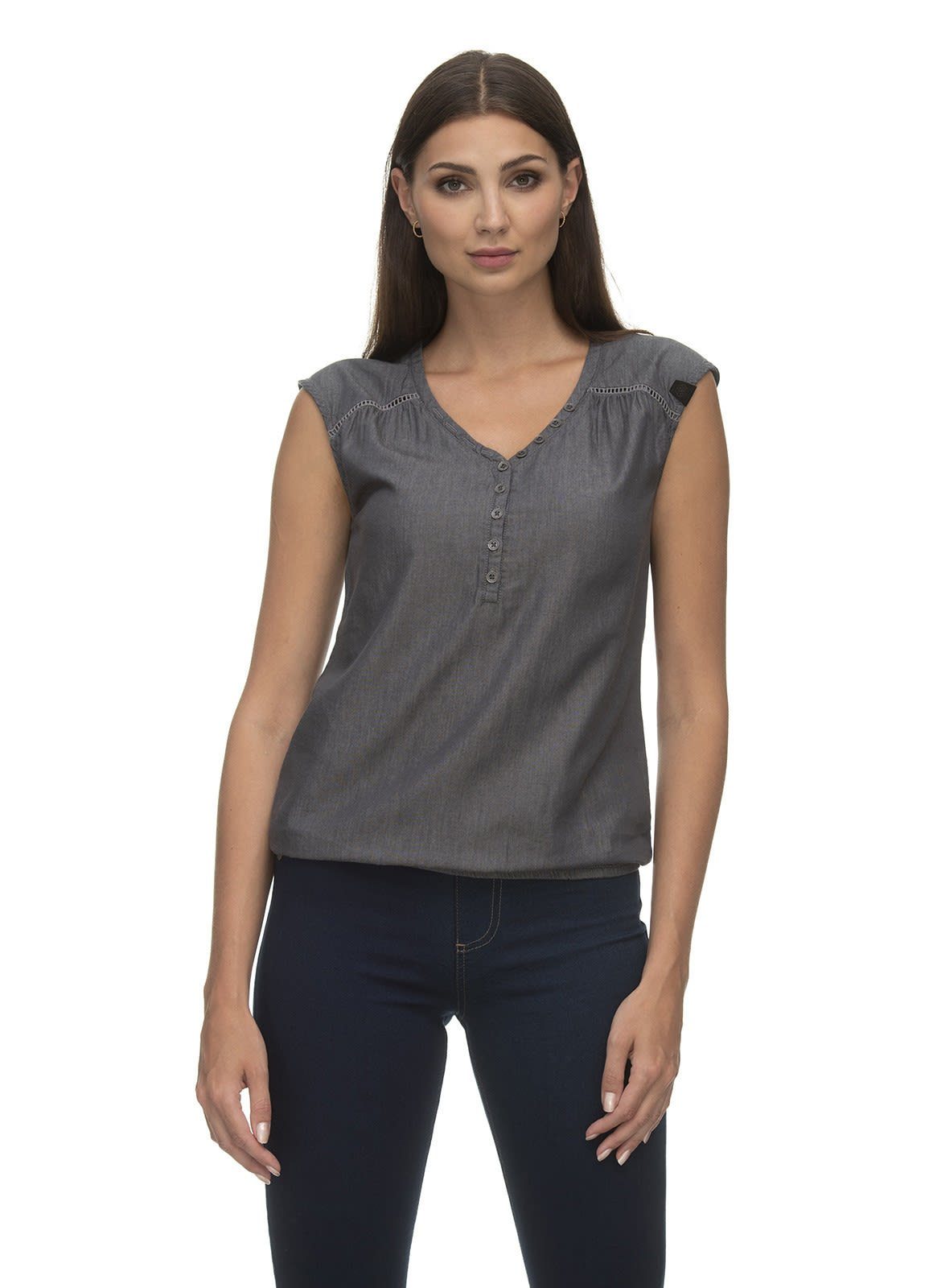 Ragwear Tanktop Ragwear W Saltty Denim Damen Top