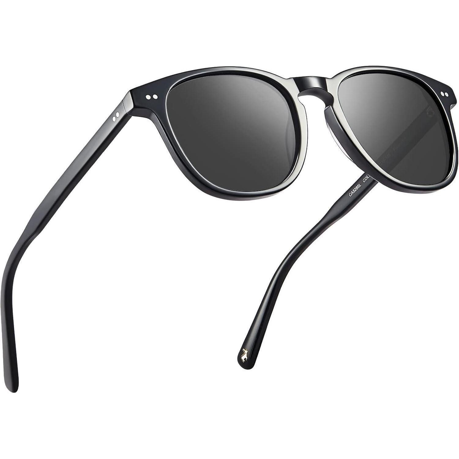 LuxusKollektion Retrosonnenbrille Sonnenbrille Polarisiert Herren UV Schutz Vintage P7 schwarz grau (1-St)
