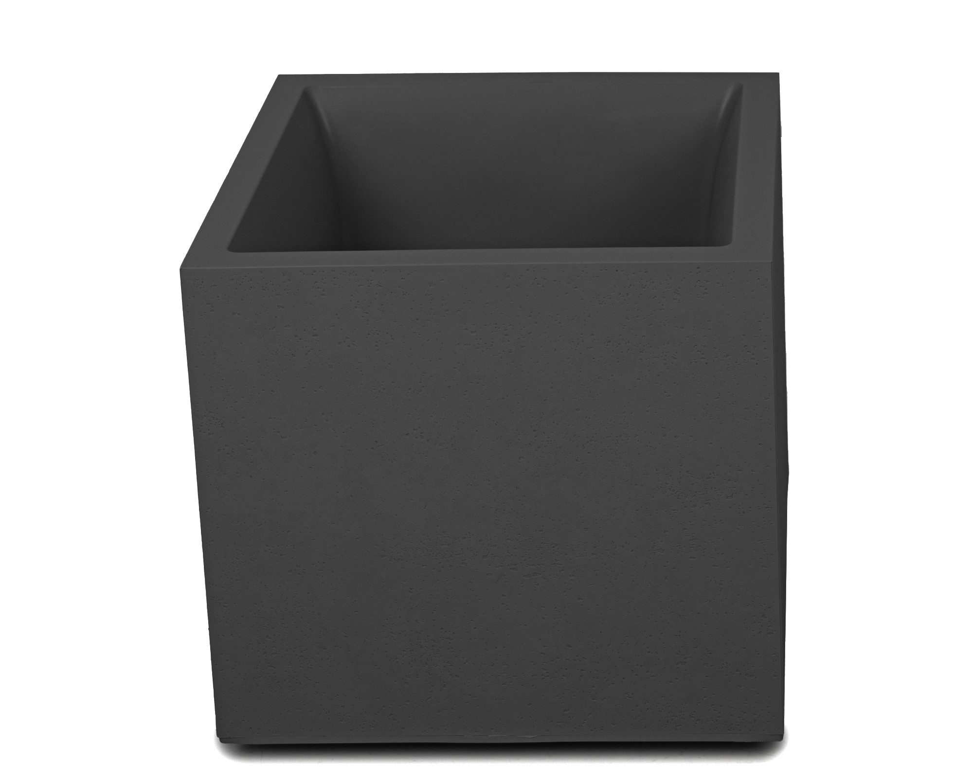 ONDIS24 Pflanzkübel Pflanzkübel Blumenkübel Blumentopf Vulkan 40, Gestein/Basalt/Graphit Optik mit Wasserspeicher