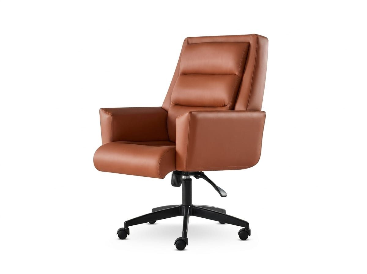 JVmoebel Bürostuhl Managerstuhl modern elegant funktional ergonomisch vielseitig braun, Made in Europa