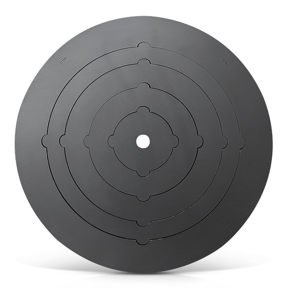 DAVR Metall Ofen-Topplatte Kochplatte Ø 53 cm für KazanoFF Ø 49 cm Stahl 4 mm 5 Ringe rund