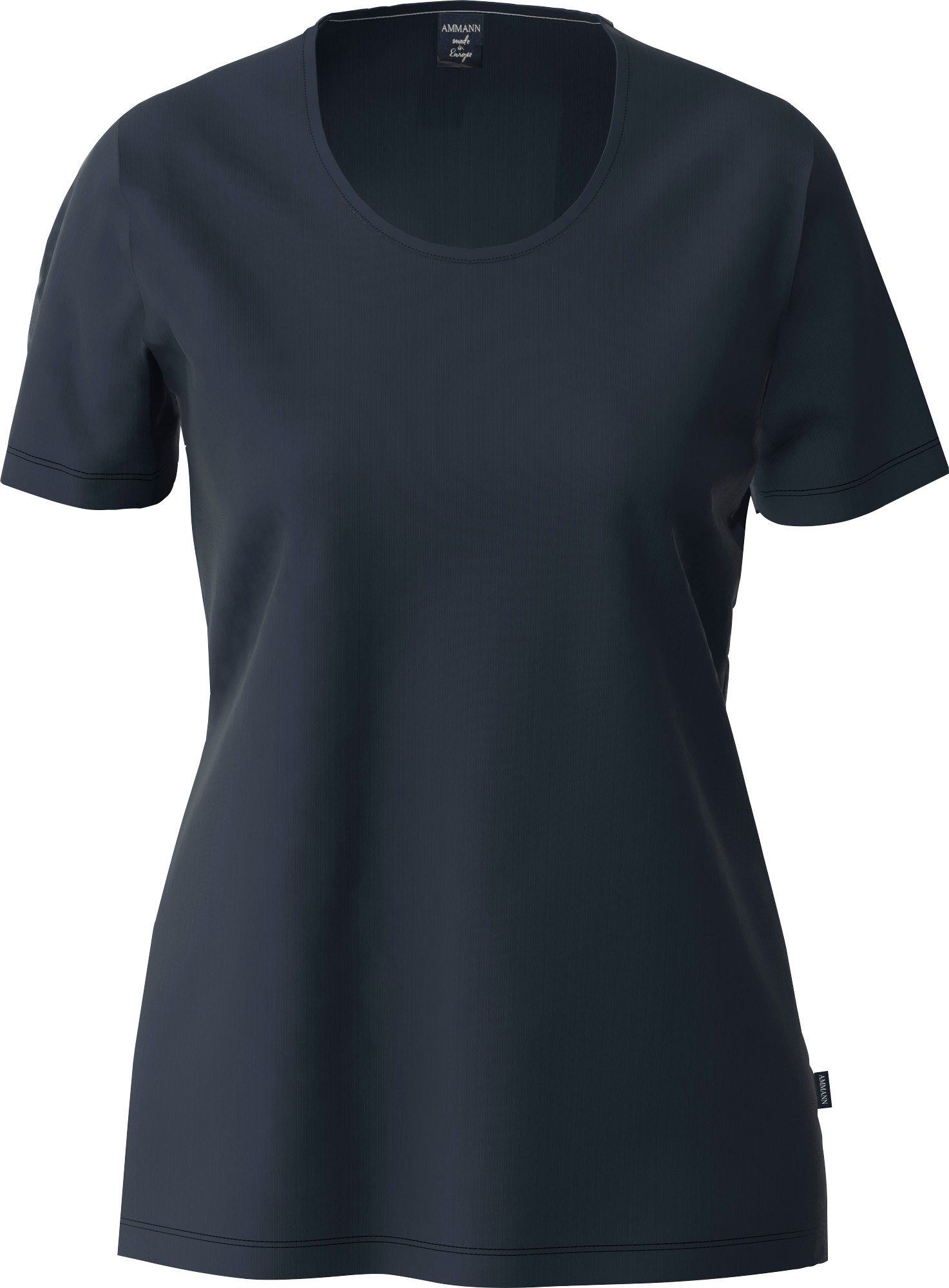 Billig Ammann Pyjamaoberteil Bio Damen-T-Shirt Uni Single-Jersey