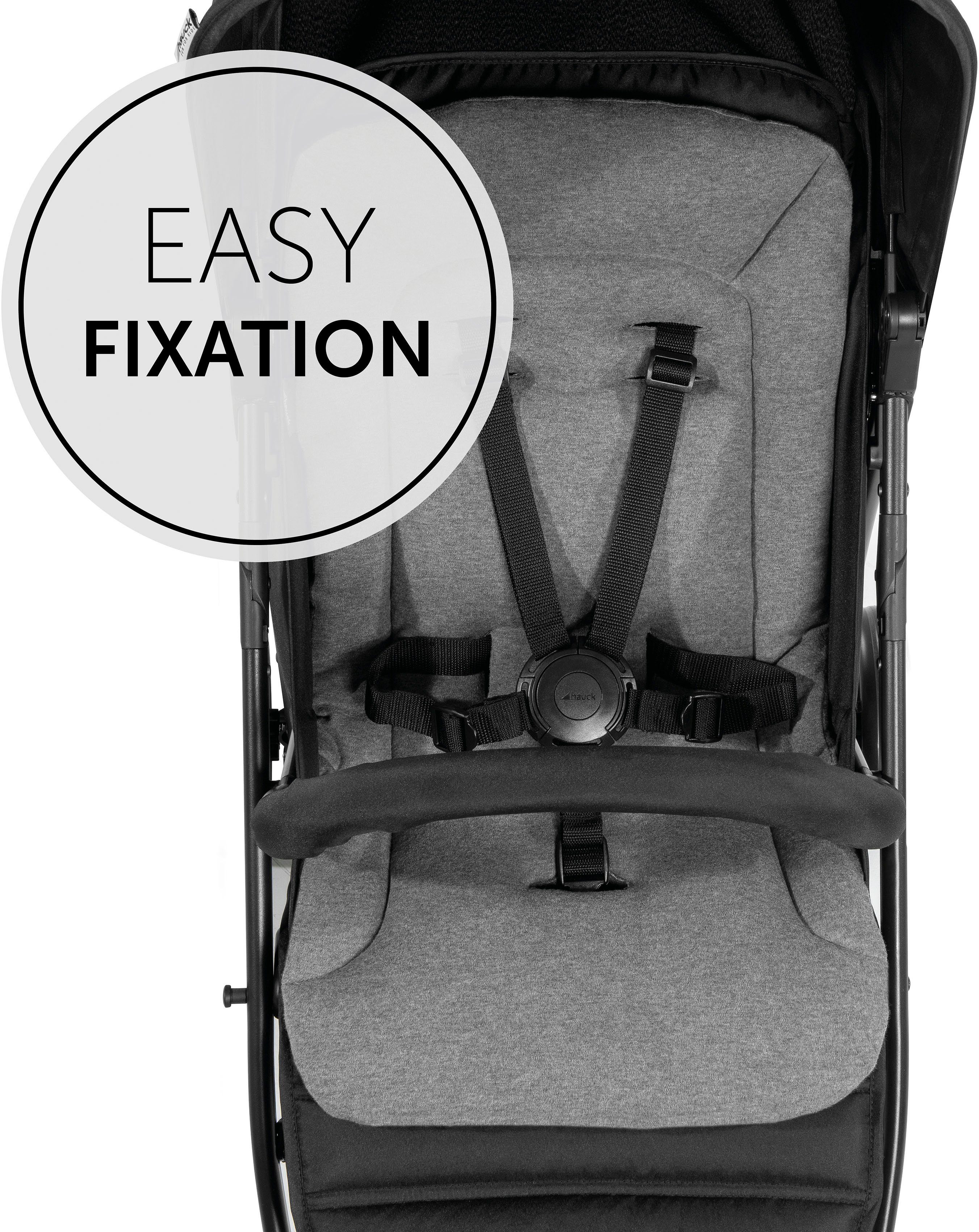 Hauck Kinderwagen-Sitzauflage Seat Liner, charcoal, auch für Buggys geeignet