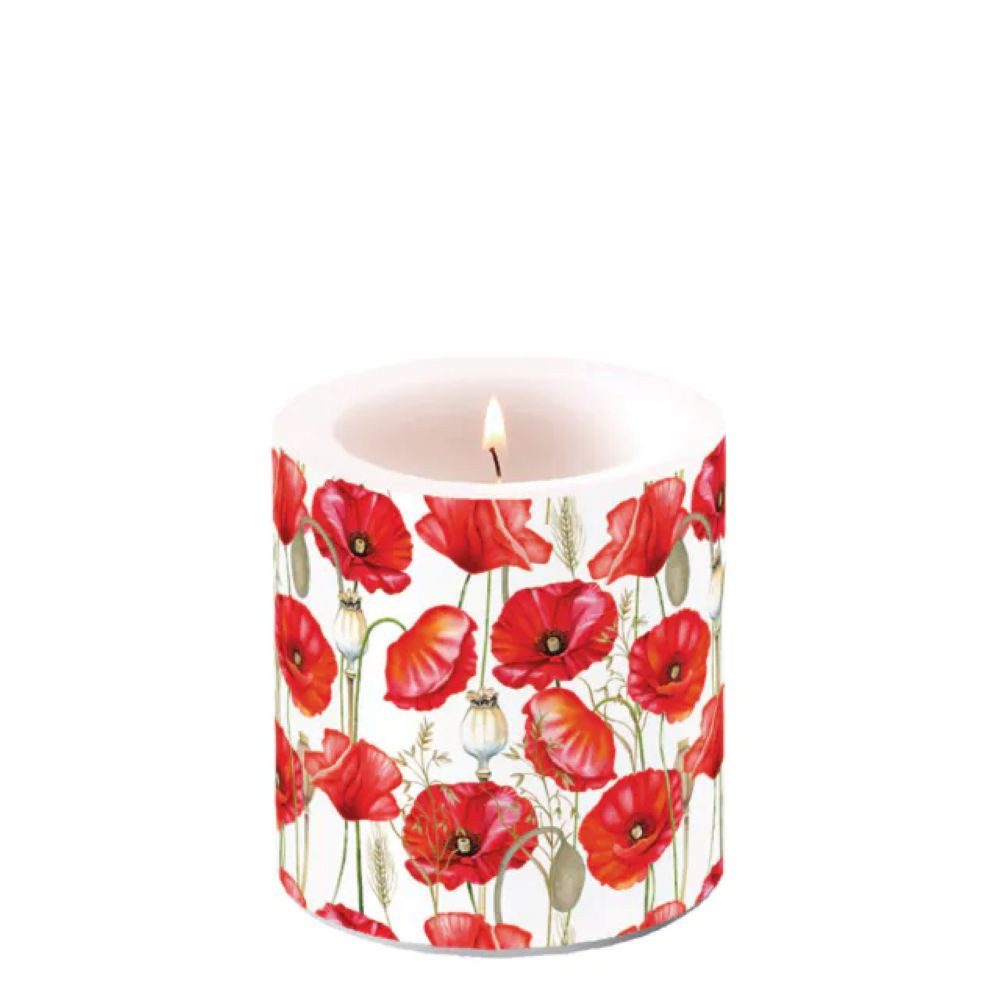 Ambiente Luxury Paper Products Stumpenkerze Deko - Tischdeko / Wohnaccessoires /Kerze / Tischkerze, Advent (1-tlg), ideal als Tisch- und Raumdekoration, Motivkerze, Geschenk geeignet
