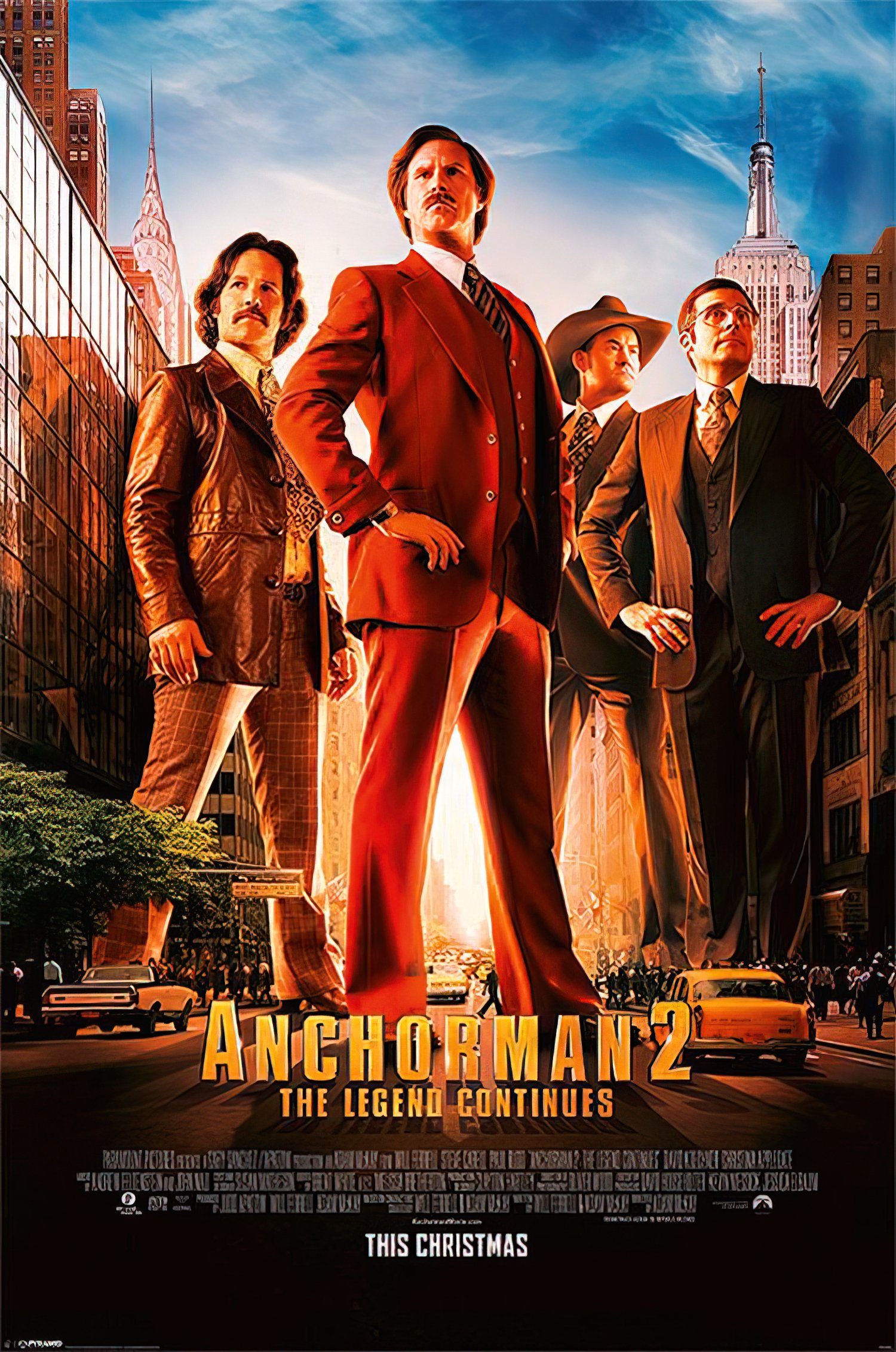 PYRAMID Poster Anchorman 2 Poster Hauptplakat The Legend Continues 61 x