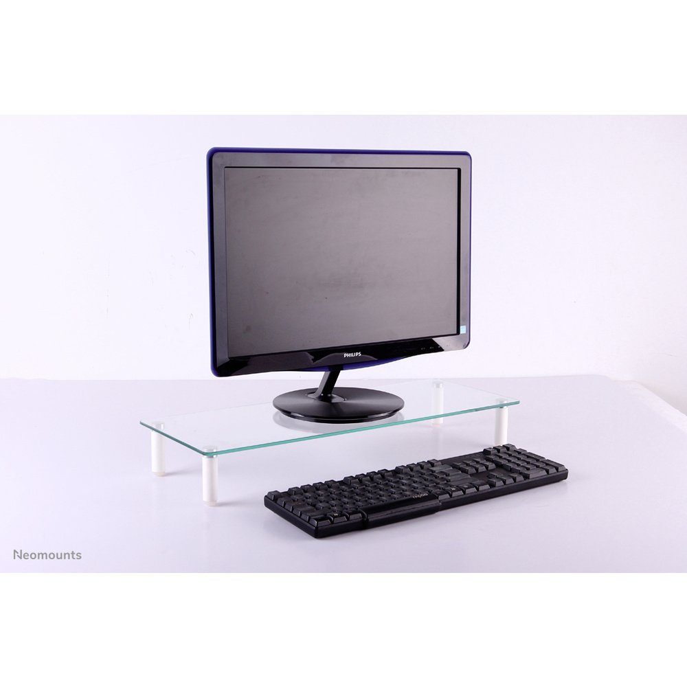 Neomounts by Newstar Schreibtischaufsatz Neomounts NSMONITOR10 Monitor-Erhöhung Höhen-Bereich: 8 cm (max) Trans