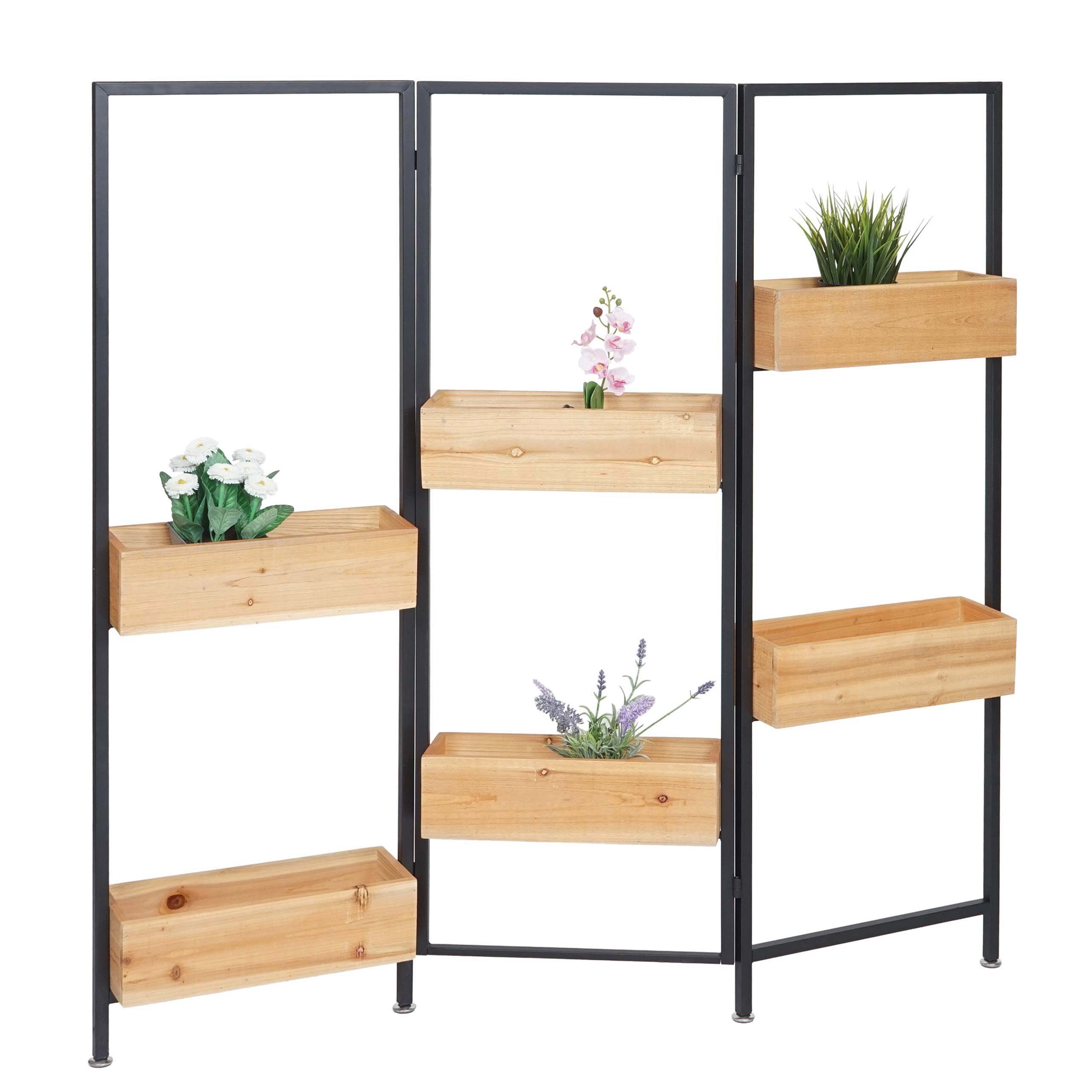 MCW Paravent MCW-L32-R, Mit 6 Pflanzkästen, günstig online kaufen