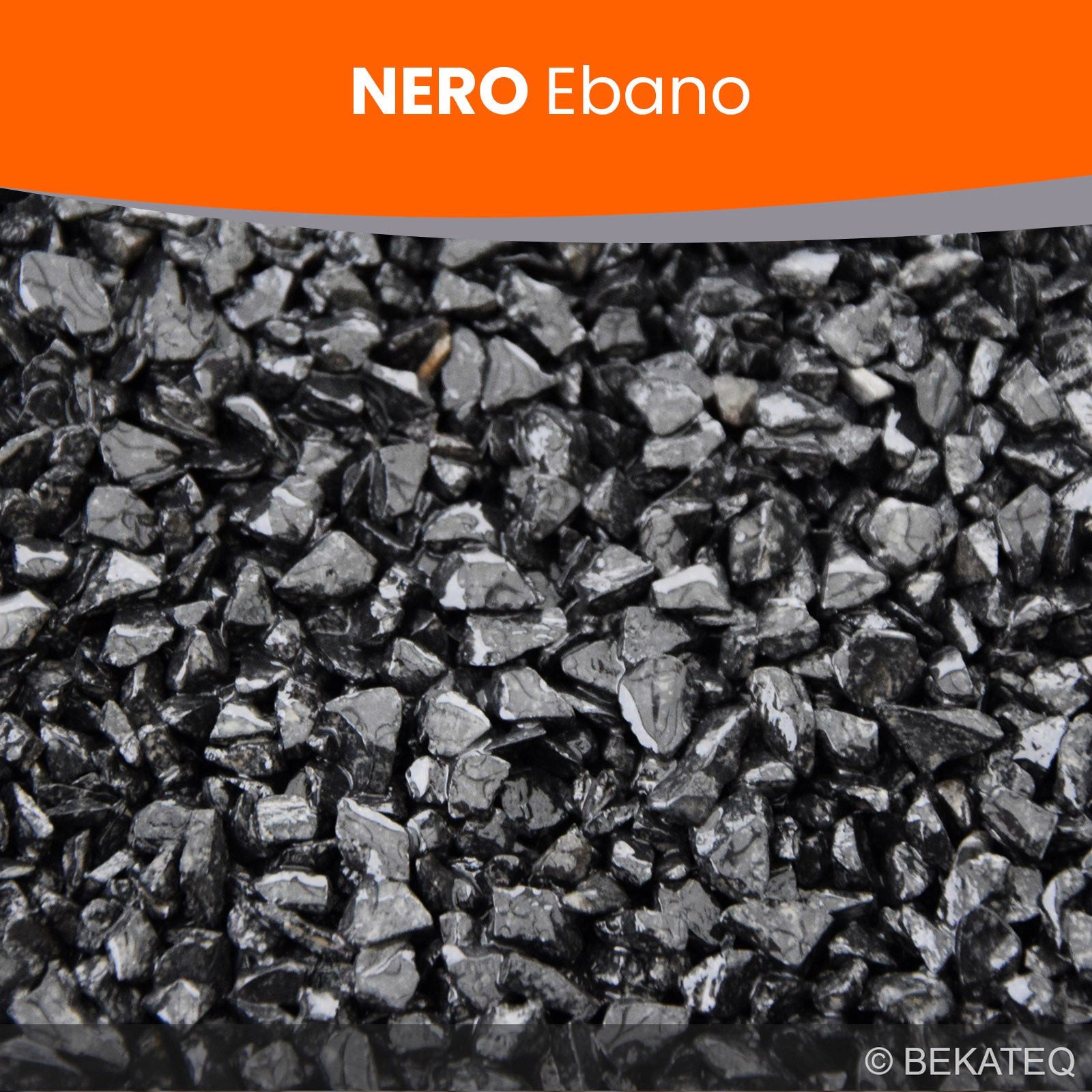 BEKATEQ Kieselsteine BK-600EP Steinteppich Set, (Set, 25kg Marmorkiesel + 1,5kg 2K Epoxy Kleber), Steinteppich Set Bodenbelag für 2qm, mit Epoxidharz Bindemittel