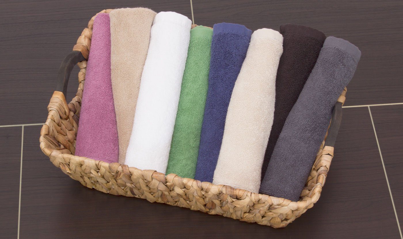 etérea Himmlische Qualität Handtücher etérea Borte, ohne Viola (1-St) Baumwolle Serie Mauve Handtuch