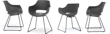 MCA furniture Schalenstuhl Rockville (Set, 4 St), Stuhl belastbar bis 120 Kg