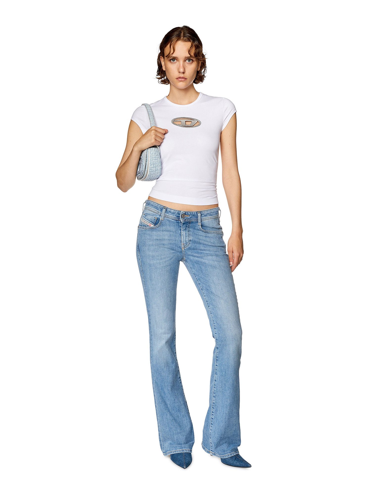 Diesel Bootcut-Jeans schmale, ausgestellte Beinform - D-EBBEY 09F76 - Länge:32