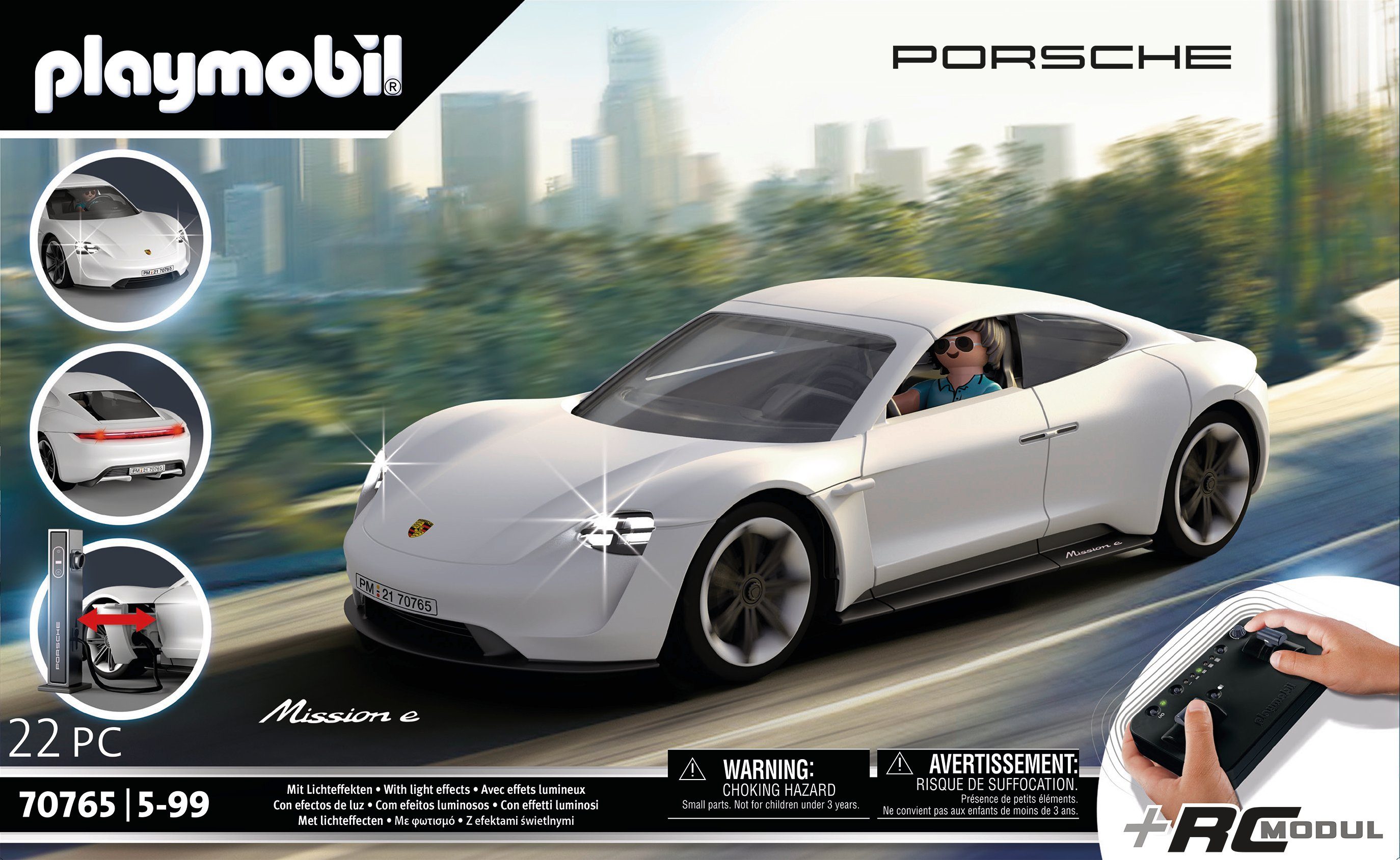 (22 Made Porsche Mission Playmobil® St), Germany E Porsche, in (70765), Konstruktions-Spielset