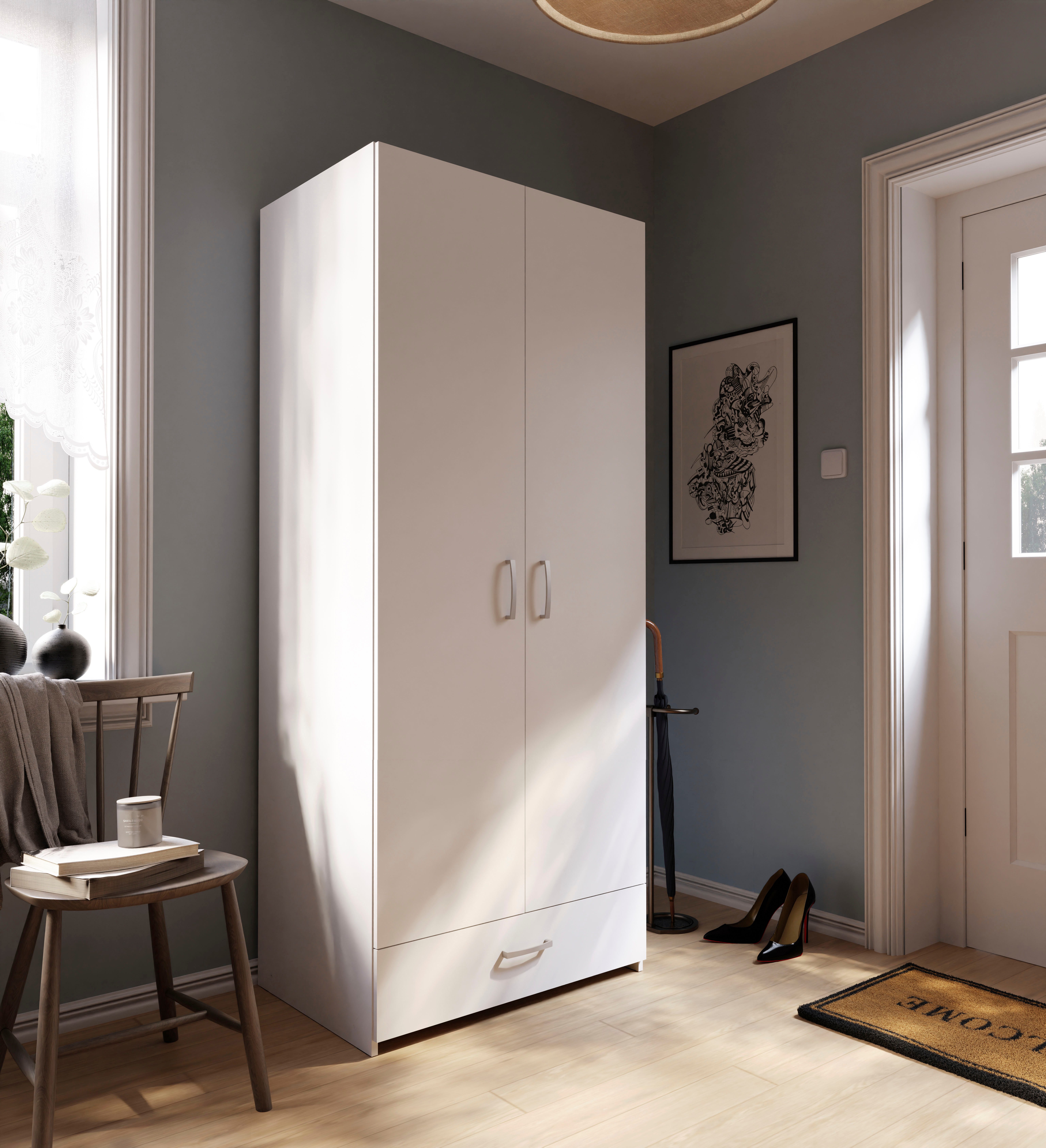 Drehtürenschrank Econobox