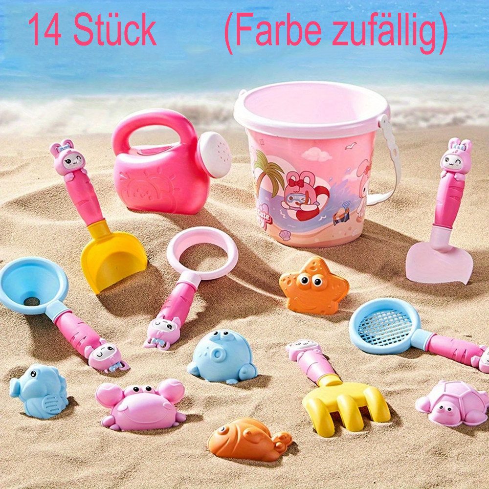 CLTYQ Sandform-Set Strandspielzeug Kinder,14 Stück Sandspielzeug günstig online kaufen