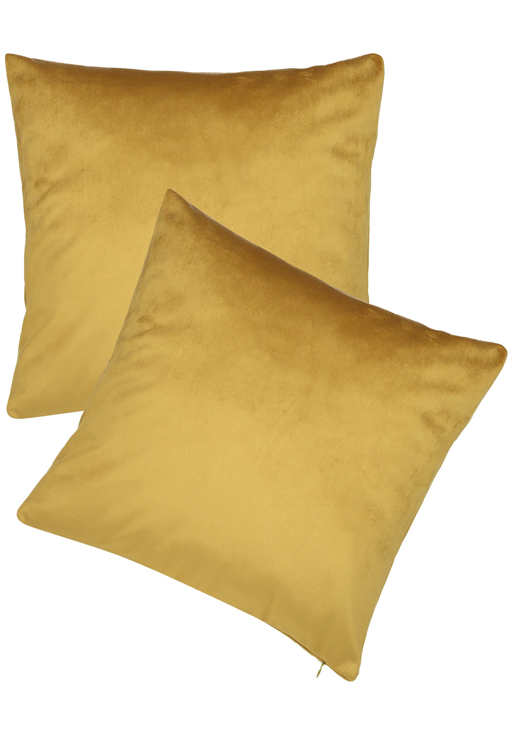 BRB HOME Kissenbezug Kissenhülle Samtkissenbezüge, (2 Stück), 40x40 cm, aus günstig online kaufen