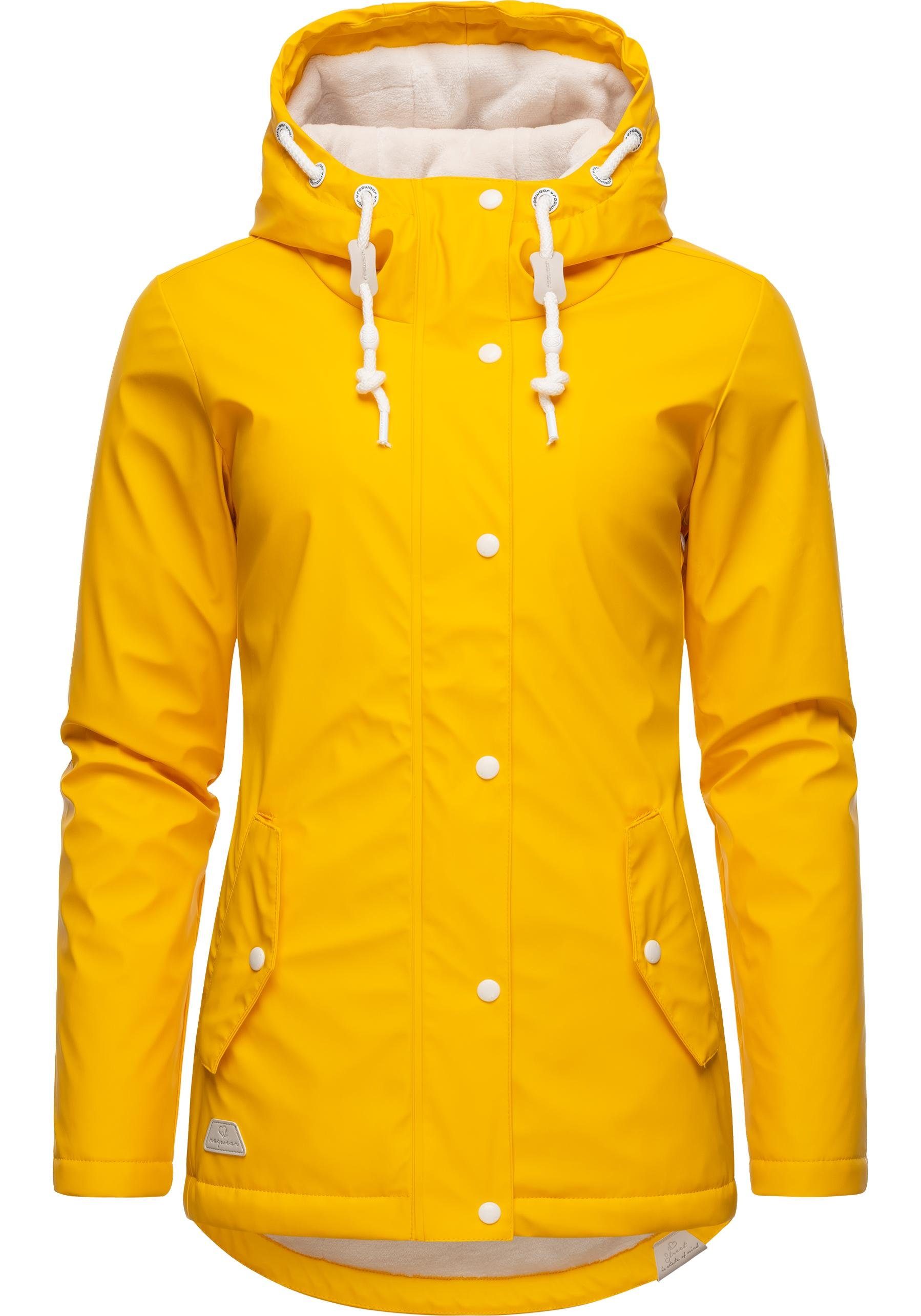 Ragwear Regenjacke Marge warm gefütterter Damen Winter Regenmantel günstig online kaufen