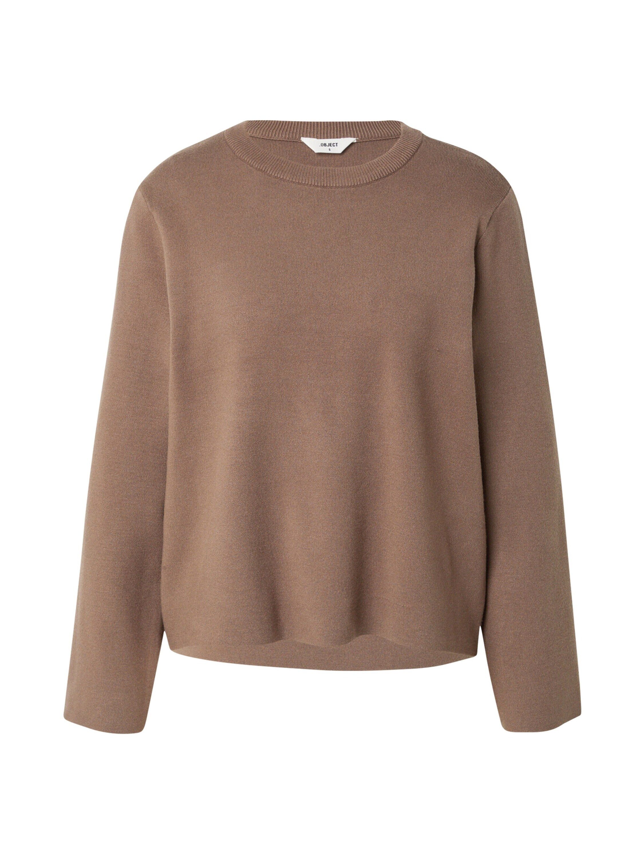 Object Rundhalspullover OBJREYNARD (1-tlg) Plain/ohne Details