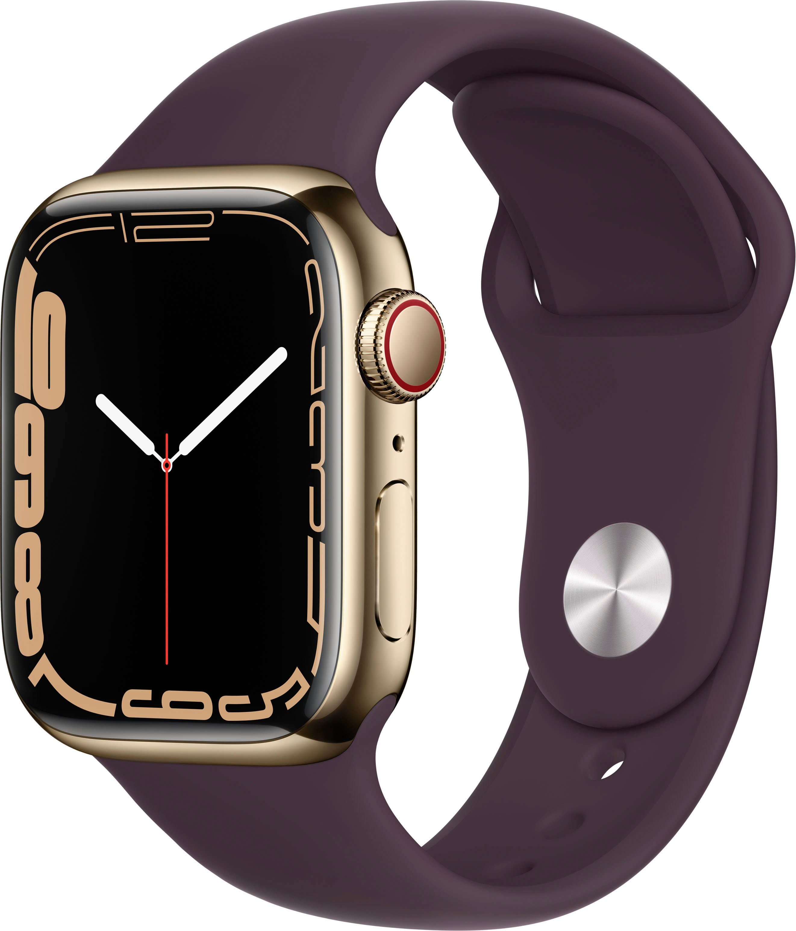 Apple Watch Series 7 GPS + Cellular, 41mm Smartwatch (4,83 cm/1,9 Zoll, Watch  OS 8)