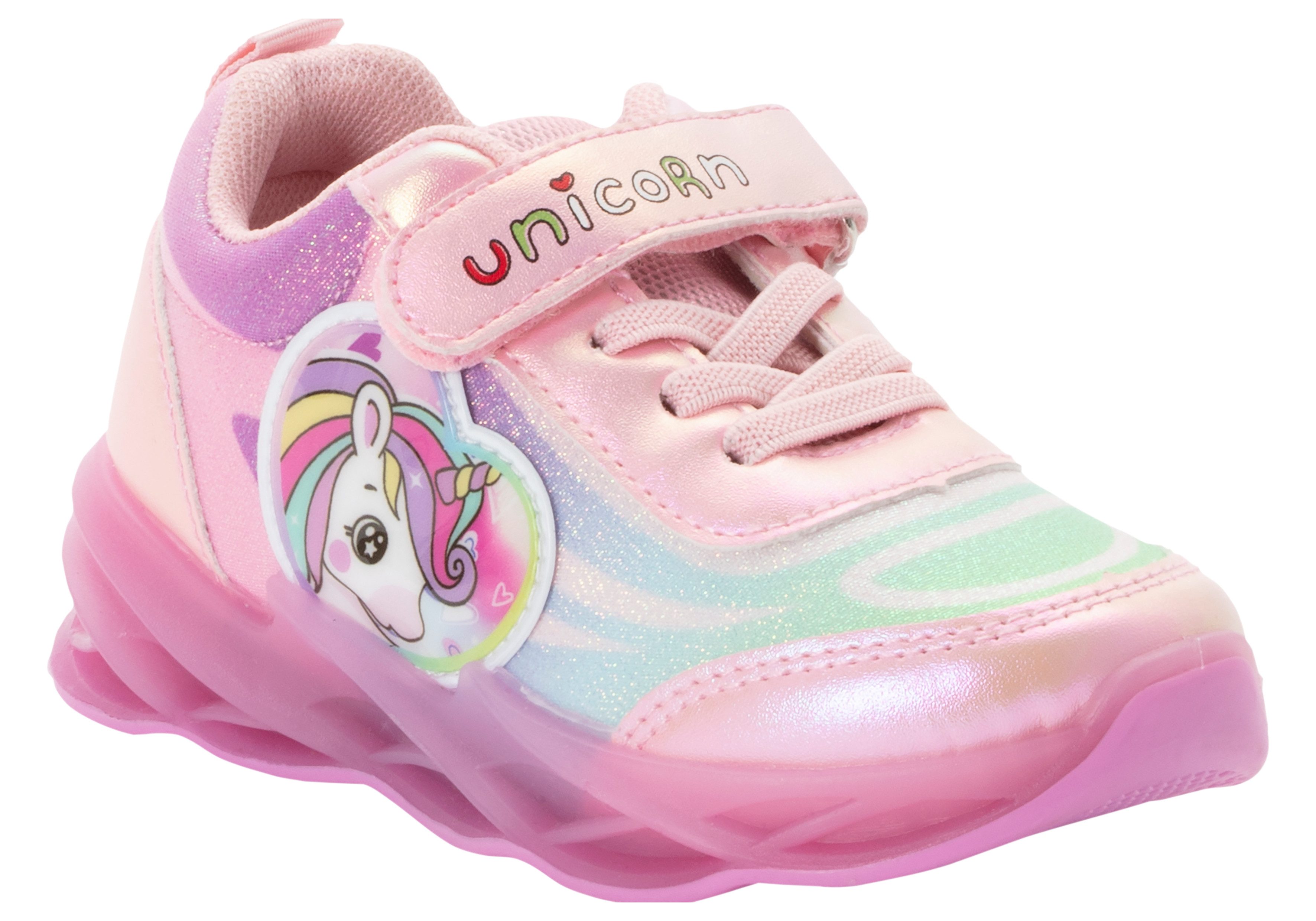 Disney Unicorn Sneaker mit cooler Blinkfunktion